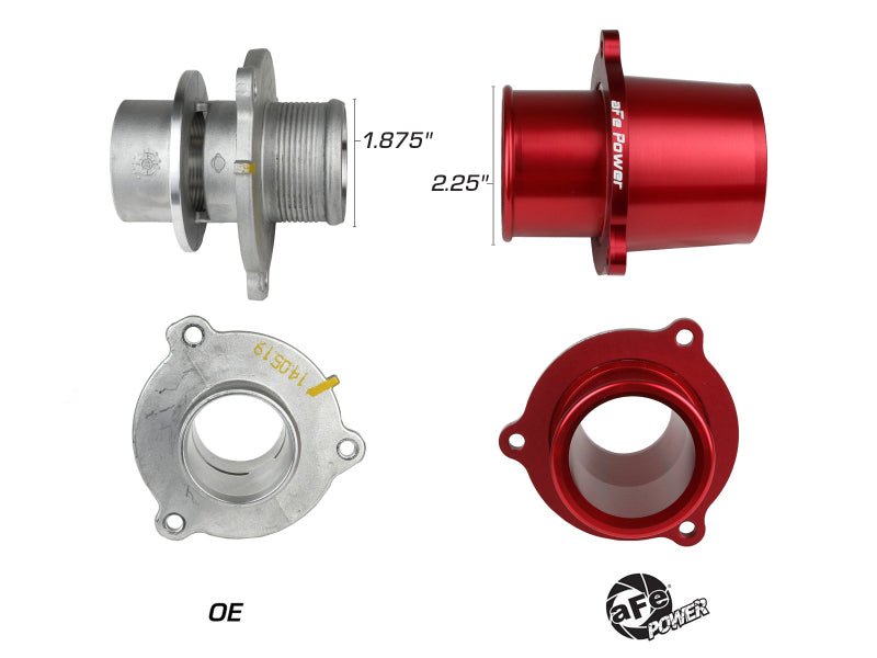 aFe 15 - 19 VW GTI Turbocharger Inlet Pipe - Red - My Store