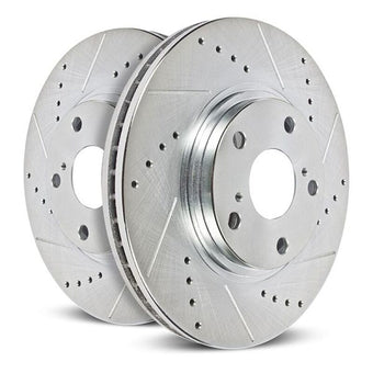 compare product Power Stop 23-24 Toyota Sequoia Front Drilled & Slotted Rotor (Pair)