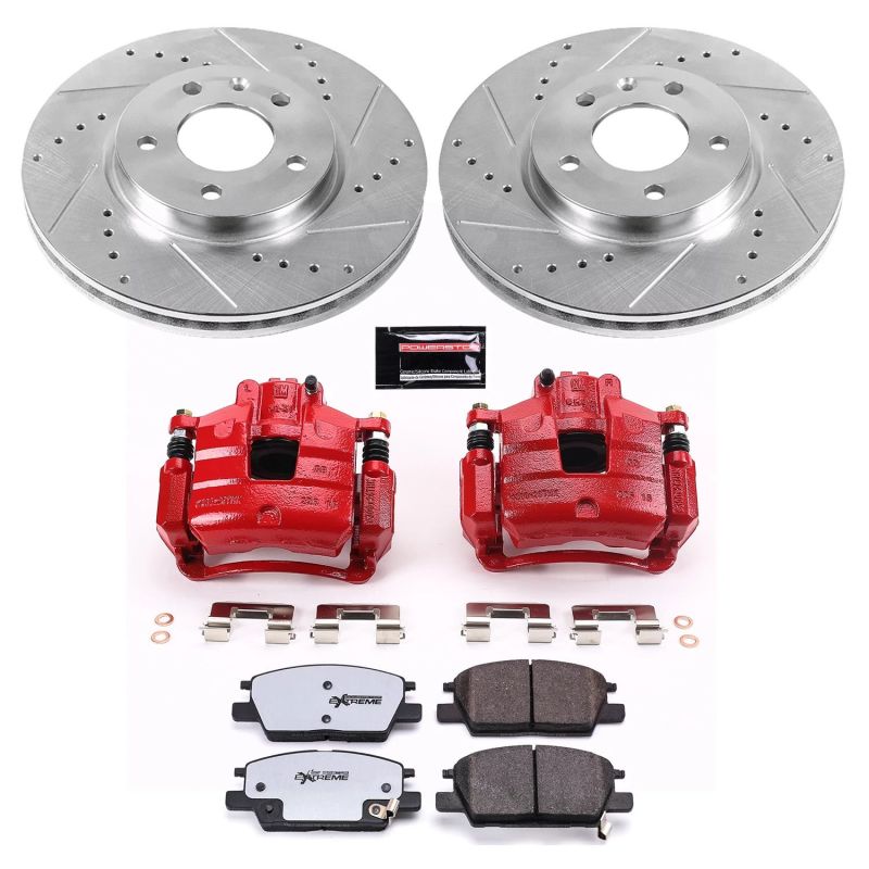 Power Stop 18 - 19 Buick LaCrosse Front Z36 Truck & Tow Brake Kit w/Calipers - My Store