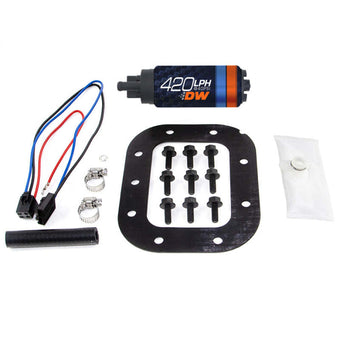 compare product DeatschWerks DW420 Series 420lph In-Tank Fuel Pump w/ Install Kit For Corvette 86-89 5.7L