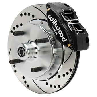 compare product Wilwood 73-76 Porsche 914 Front Powerlite Brake Kit Drilled & Slotted - Black