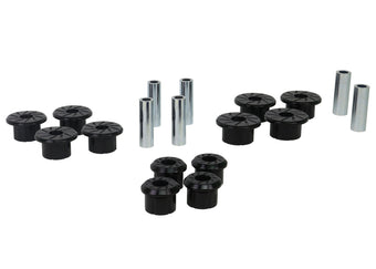 compare product Whiteline 1999-2018 Chevrolet Silverado 1500 Spring - Eye Front/Rear And Shackle Bushing