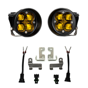 compare product Baja Designs 12-21 Toyota Tacoma/Tundra/4Runner Squadron-R Fog Pocket Light Kit - SAE Amber