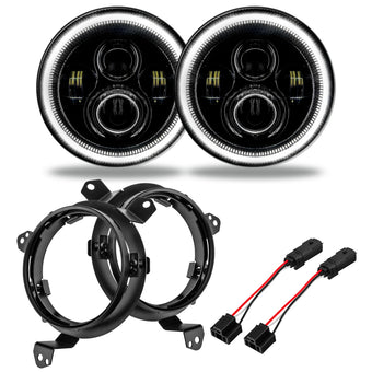 compare product Oracle Jeep Wrangler JL/Gladiator JT 7in. High Powered LED Headlights (Pair) - White