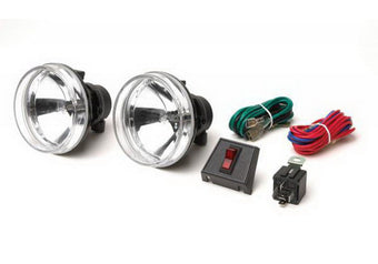 compare product Rampage 1999-2019 Universal Fog Lamp Kit Recovery Bumper - Clear