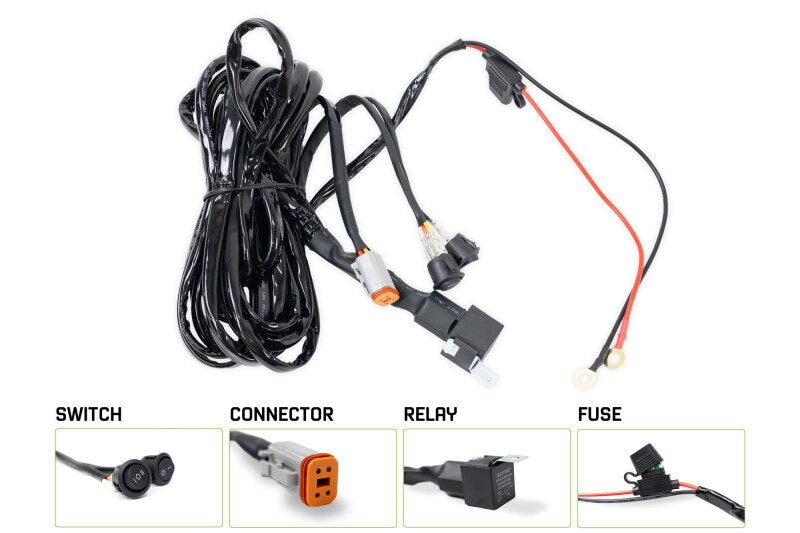 DV8 Offroad 40 AMP DT 4 - Pin Halo Light Harness - My Store