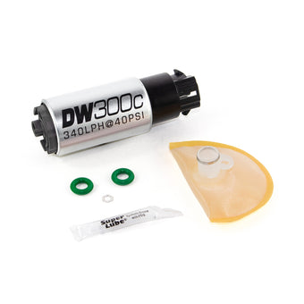 compare product DeatschWerks 340lph DW300C Compact Fuel Pump w/ 08-14 WRX/ 08-15 STI Set Up Kit (w/ Mounting Clips)