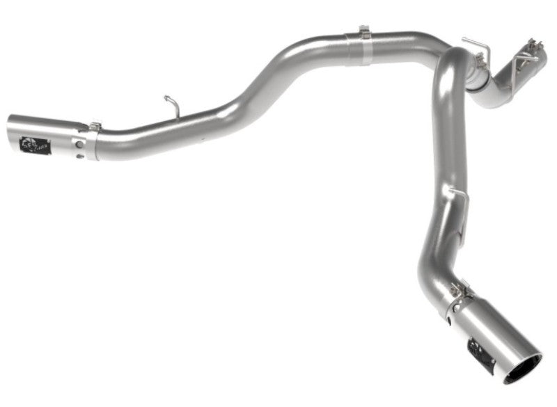 aFe Large Bore - HD 4in 409SS DPF - Back Exhaust System w/Polished Tips 20 GM Diesel Trucks V8 - 6.6L - My Store