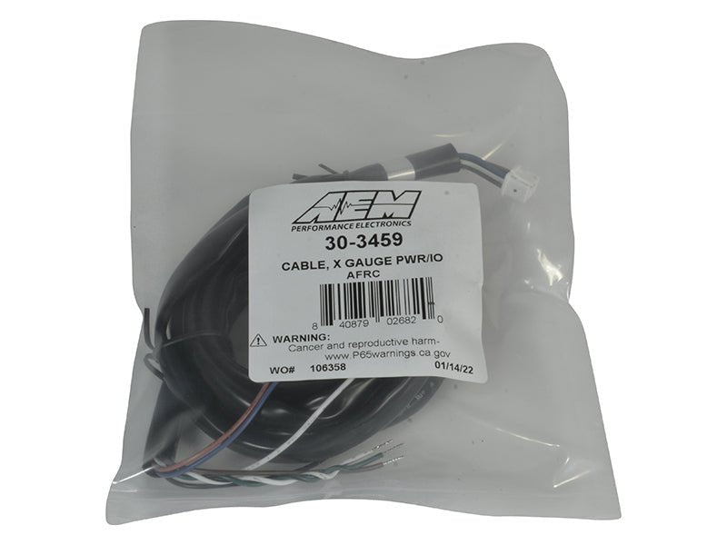 AEM Power Harness for 30 - 0300 X - Series Wideband Gauge - My Store