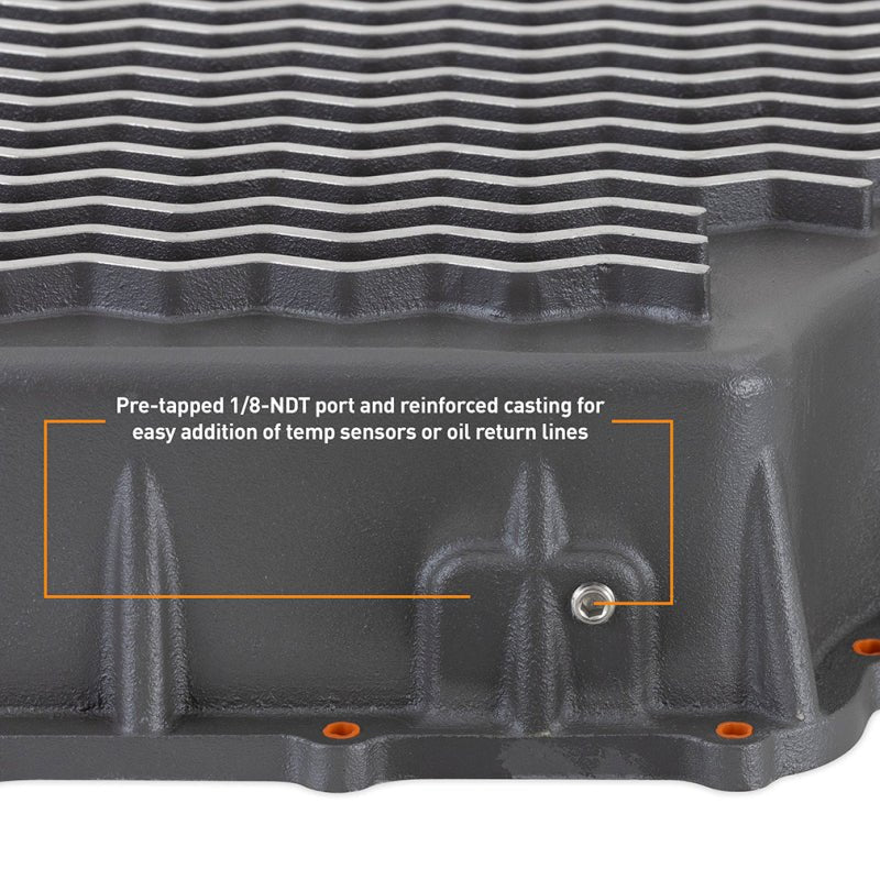 Mishimoto 2011+ Powerstroke 6R140 Transmission Pan - Cast - GR - My Store