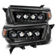 AlphaRex 10 - 13 Toyota 4Runner NOVA LED Proj Headlights Plank Style Alpha Black w/Seq Signal/DRL - My Store