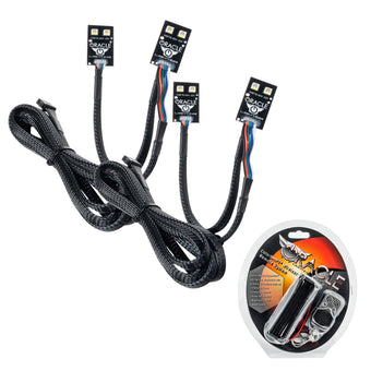 compare product Oracle 2021 Ford Bronco Sport RGB+W Headlight DRL + Halo - ColorSHIFT w/ RF Controller
