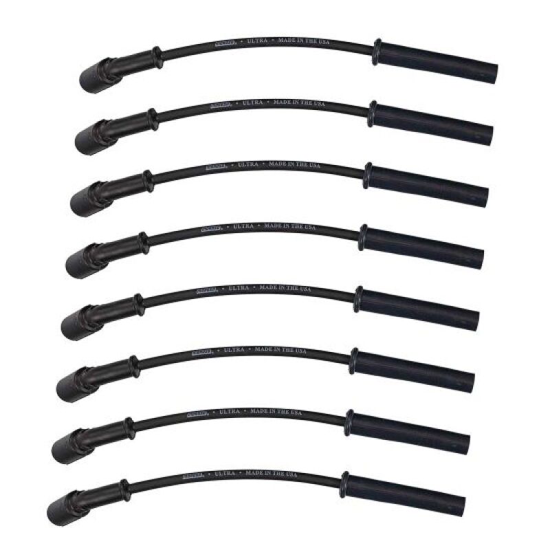 Moroso 99 - 13 GM LS/LQ 4.8/5.3/5.7/6.0/6.2L Ultra350 8mm Multi - Angle Boot Spark Plug Wire Set - Black - My Store