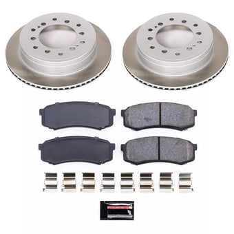 compare product Power Stop 10-14 Toyota FJ Cruiser Rear Semi-Coated Rotor Kit