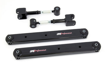 compare product UMI Performance 64-67 GM A-Body Rear Control Arm Kit Fully Boxed Lowers Adjustable Uppers