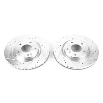 compare product Power Stop 14-17 Nissan Leaf Front Evolution Drilled & Slotted Rotors - Pair