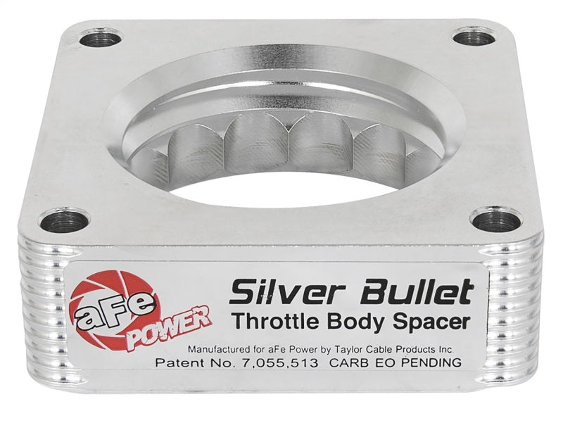 aFe Silver Bullet Throttle Body Spacer 09 - 18 Nissan 370Z V6 - 3.7L (VQ37VHR) - My Store