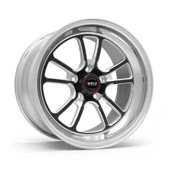 compare product Weld S70 RT-S 18x8in / 5x120.65 BP / 4.7in. BS - Black Center - Polished Shell Wheel