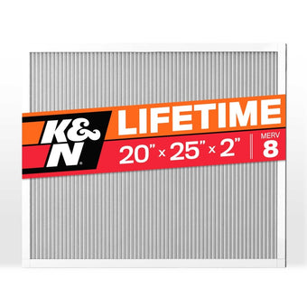 compare product K&N HVAC Filter 20 X 25 X 2 Merv 8