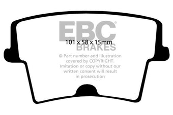 compare product EBC 05-10 Chrysler 300C 5.7 Yellowstuff Rear Brake Pads