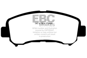 compare product EBC 14+ Nissan Juke 1.6 Turbo Nismo RS Yellowstuff Front Brake Pads
