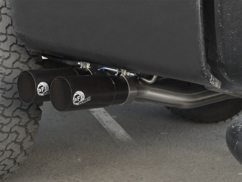 aFe Rebel Exhausts Cat - Back SS Ford F - 150 04 - 08 V8 4.6/5.4L w/ Black Tips - My Store