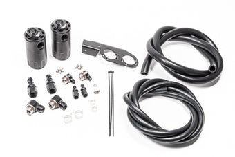 compare product Radium Engineering Dual Catch Can Kit Nissan Z33 V35 VQ35DE/HR Fluid Lock