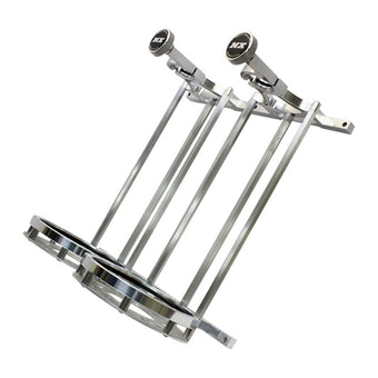 compare product Nitrous Express Stand up Dual Billet Bottle Bracket for 10lb Bottle (Flat Mount)