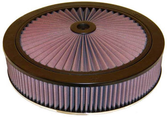 compare product K&N X-Stream Top Filter X-Stream 5.125in Flange 14x3.12in Height 0.875in Drop Base