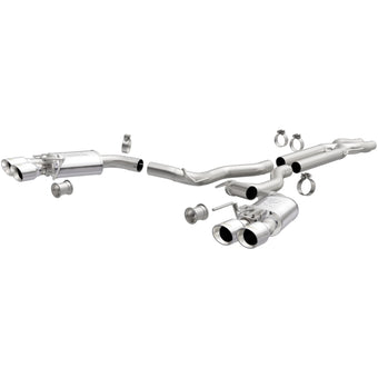 compare product MagnaFlow SYS Cat-Back 2018 Ford Mustang GT 5.0L Competition Dual Exit Polished 4in Tips