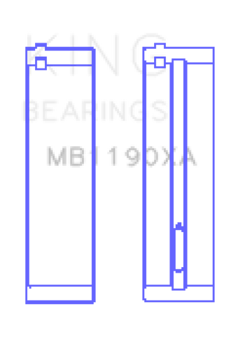 compare product King Engine Bearings Mercedes Benz Om611.960/981/821/962/966 (Size +0.50mm) Main Bearing Set