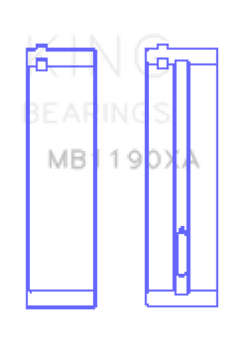 compare product King Engine Bearings Mercedes Benz Om611.960/981/821/962/966 (Size +0.25mm) Main Bearing Set