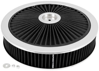 compare product Spectre ExtraFlow HPR Air Cleaner Assembly 14in. x 3in. - Black