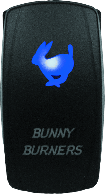 compare product DragonFire Racing Lighted Switch Bunny Burner On/Off Blue
