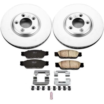 compare product Power Stop 02-05 Ford Thunderbird Front Z17 Evolution Geomet Coated Brake Kit