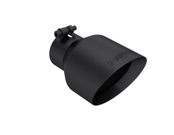 compare product MBRP Universal 3in Hex Tip 5in Inlet 8in Length Dual Wall Exhaust Tip - Black Coated