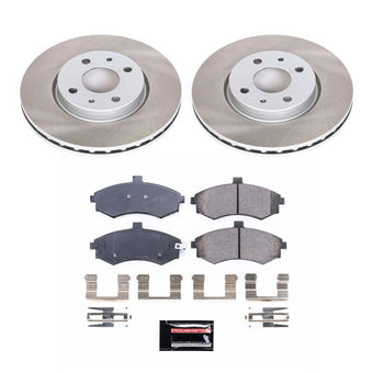 compare product Power Stop 1996 Subaru Legacy Front Semi-Coated Rotor Kit
