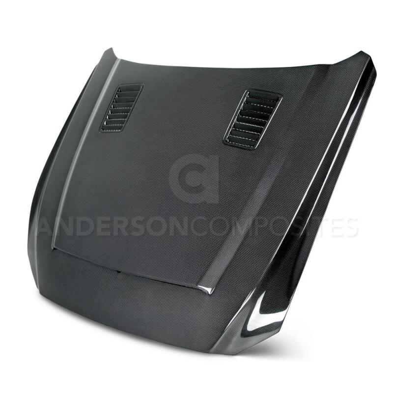 Anderson Composites 15 - 17 Ford Mustang (Excl. GT350/GT350R) Super Snake Double Sided Hood - My Store
