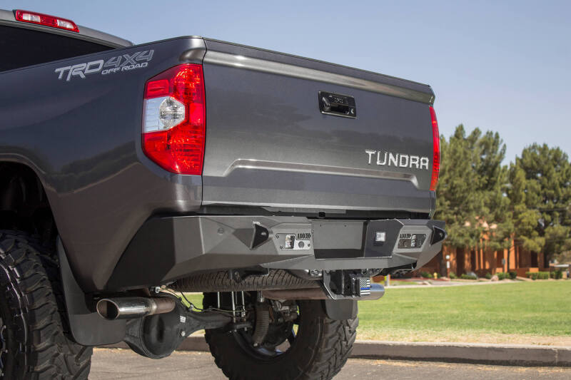 Addictive Desert Designs 2014+ Toyota Tundra Stealth Fighter Rear Bumper w/ Backup Sensor Cutouts - My Store