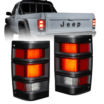 compare product ORACLE Lighting Jeep Comanche MJ LED Tail Lights - Standard Red Lens