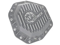 aFe Power Street Ser Rear Diff Cover Raw w/Mach Fin 2017 Ford Diesel Trucks V8 - 6.7L(td) Dana M275 - 14 - My Store