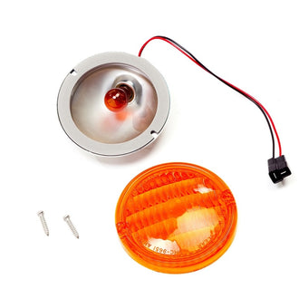 compare product Omix Park Lamp Assembly Amber 76-86 Jeep CJ Models