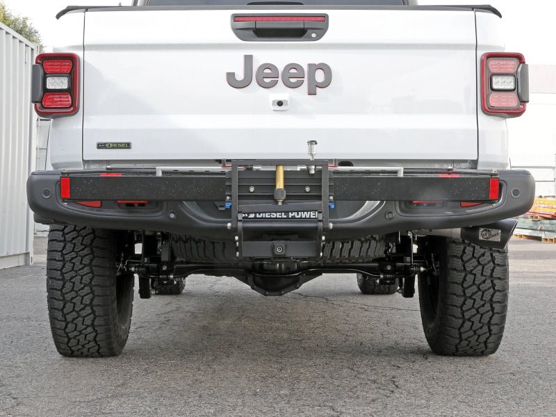 aFe 2021+ Jeep Gladiator V6 - 3.0L (td) Vulcan Series 3in 304 SS DPF - Back Exhaust System - Black Tip - My Store