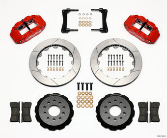 compare product Wilwood Narrow Superlite 6R Front Hat Kit 13.06in Red 2005-2014 Mustang