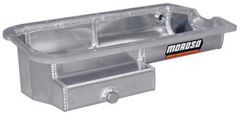 compare product Moroso Honda 2.2/2.3L H Series Prelude Kicked Out Drag Race Baffled 5.5qt 5-3/8in Aluminum Oil Pan