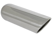 aFe MACHForce XP Exhausts Tips SS - 304 EXH Tip 3In x 4Out x 12L Sgl - Ang Weld On - My Store