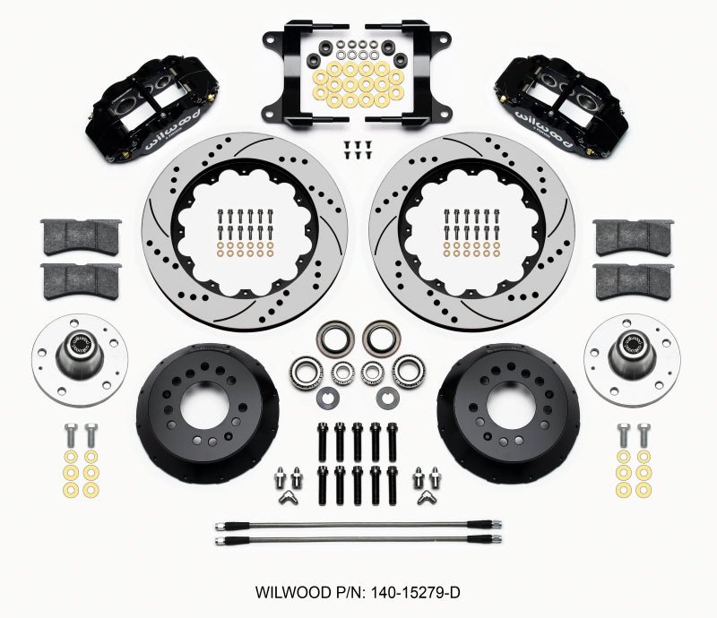 Wilwood Narrow Superlite 6R Front Hub Kit 14.00in Drilled 82 - 92 Camaro//Firebird - My Store