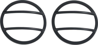 compare product Kentrol 07-18 Jeep Wrangler JK Fog Light Cover Pair - Powdercoat Black
