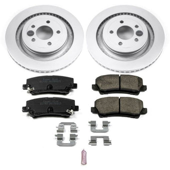 compare product Power Stop 15-19 Ford Mustang Rear Z17 Evolution Geomet Coated Brake Kit