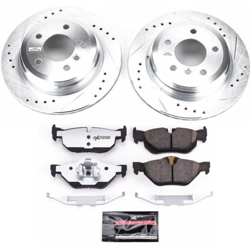 Power Stop 07 - 10 BMW 328i Rear Z26 Street Warrior Brake Kit - My Store